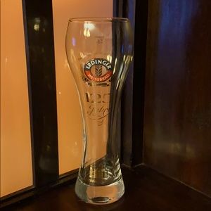 Erdinger Weissbrau Pilsner Beer Glass 125 year